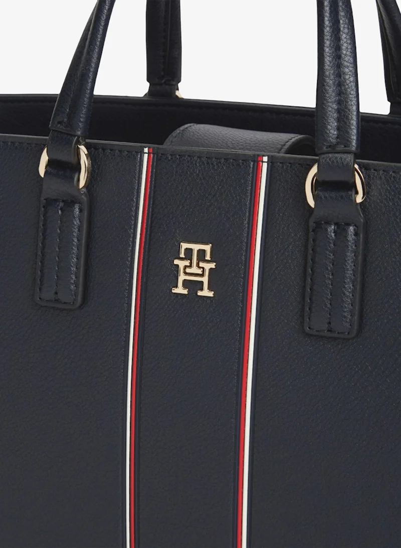 Tommy Hilfiger Space Blue Signature Crossbody Satchel for Women | Best Price UAE